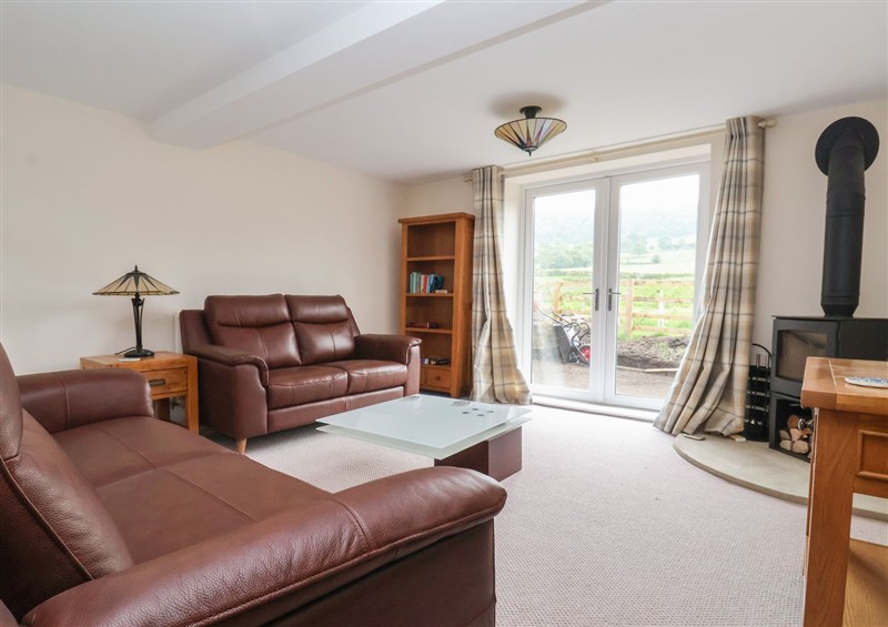 The living area at Cliffe House Cottage, Pateley Bridge