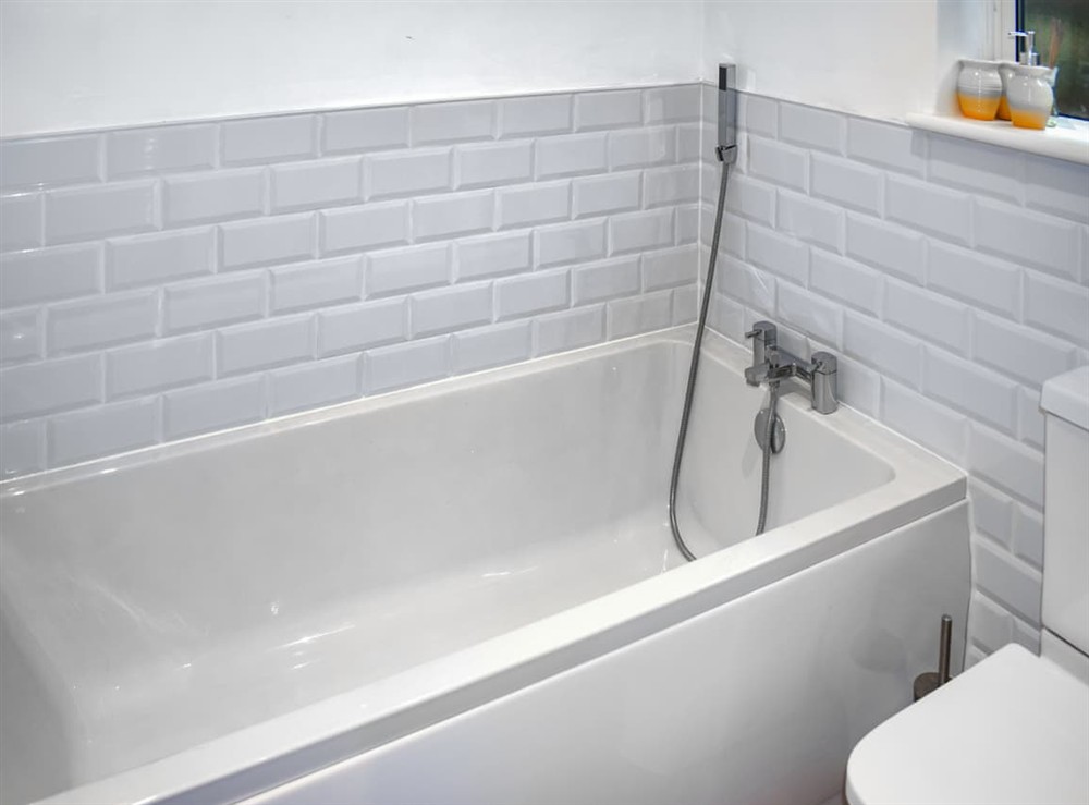 Bathroom at Cliffside Cottage in Exeter, Devon