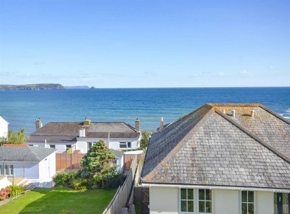 View from the house at Clifton House in Portscatho, Cornwall