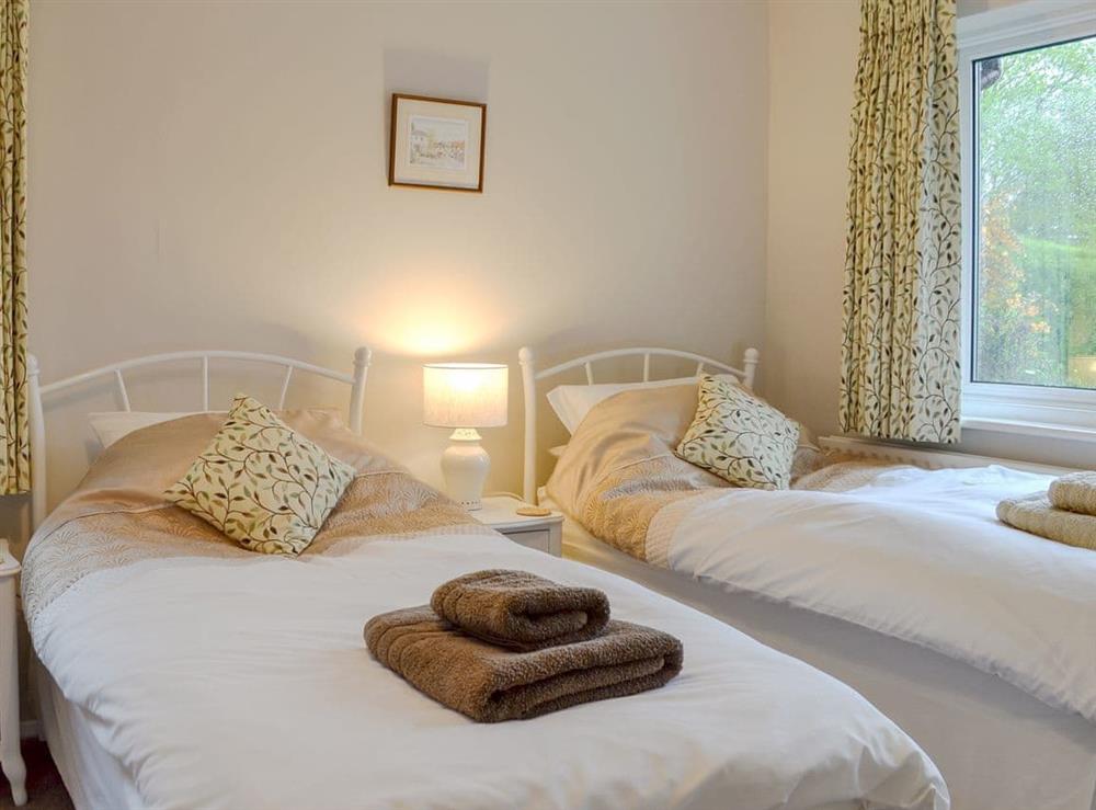 Comfy twin bedroom at Clip Clops in Findon, near Worthing, West Sussex