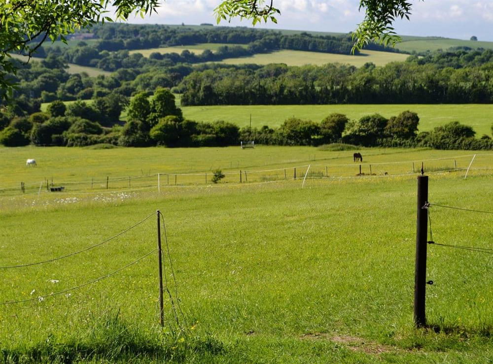 Wonderful views across South Downs at Clip Clops in Findon, near Worthing, West Sussex