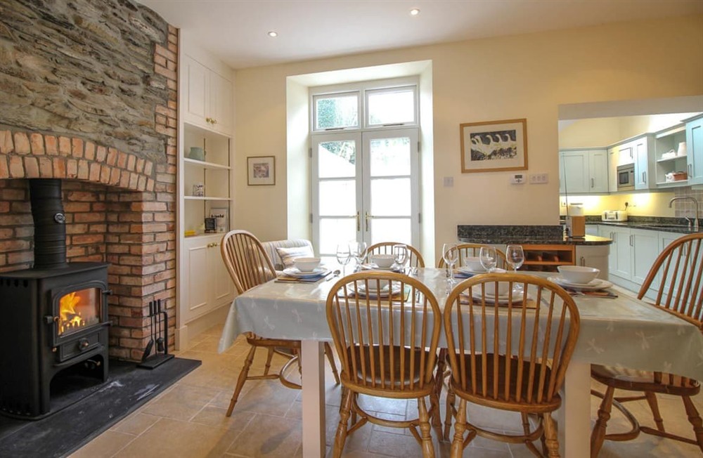 Dining Area at Clipper View in Portscatho, Cornwall