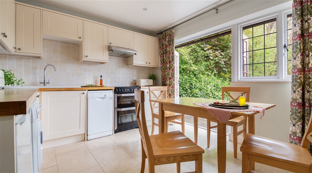 The kitchen-diner at Cliveden Ferry Cottage in Nr Maidenhead, Berkshire