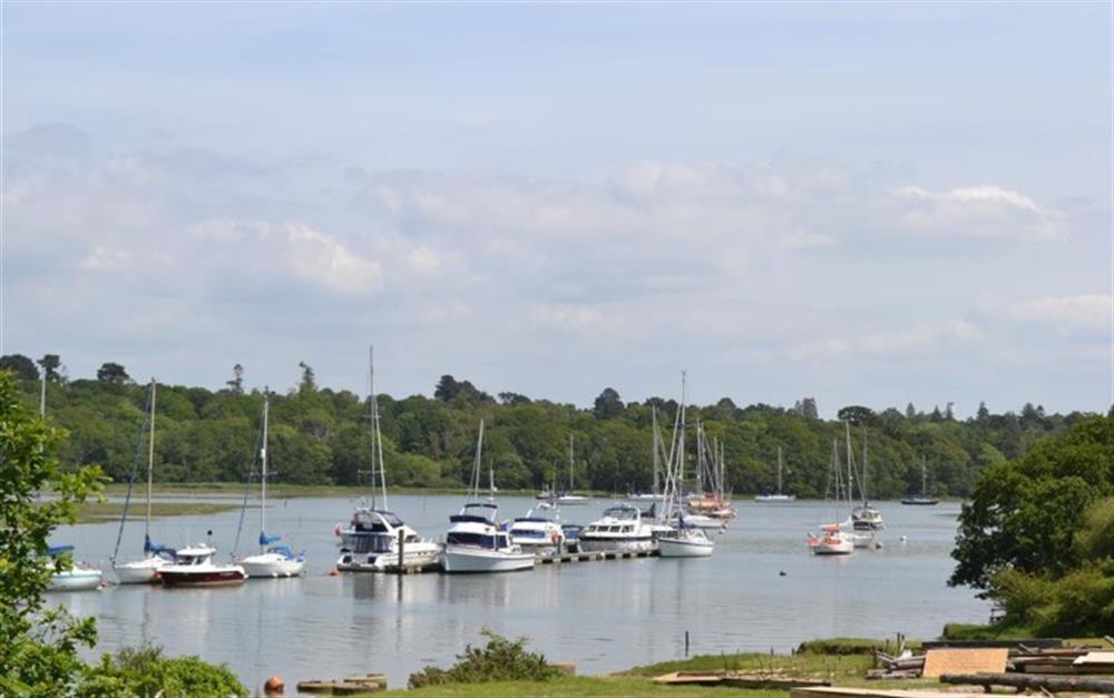 Beaulieu River from Bucklers Hard at Clobb Copse Cottage in Beaulieu