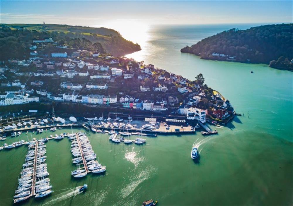 Kingswear and the mouth of the Dart at Clock Cottage in Dittisham