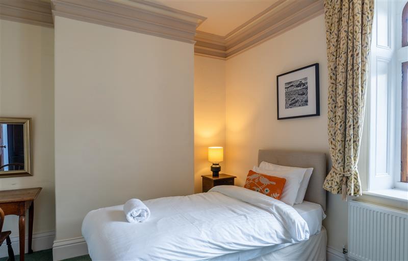 This is a bedroom at Clock Tower Apartment, Berrynarbor near Ilfracombe