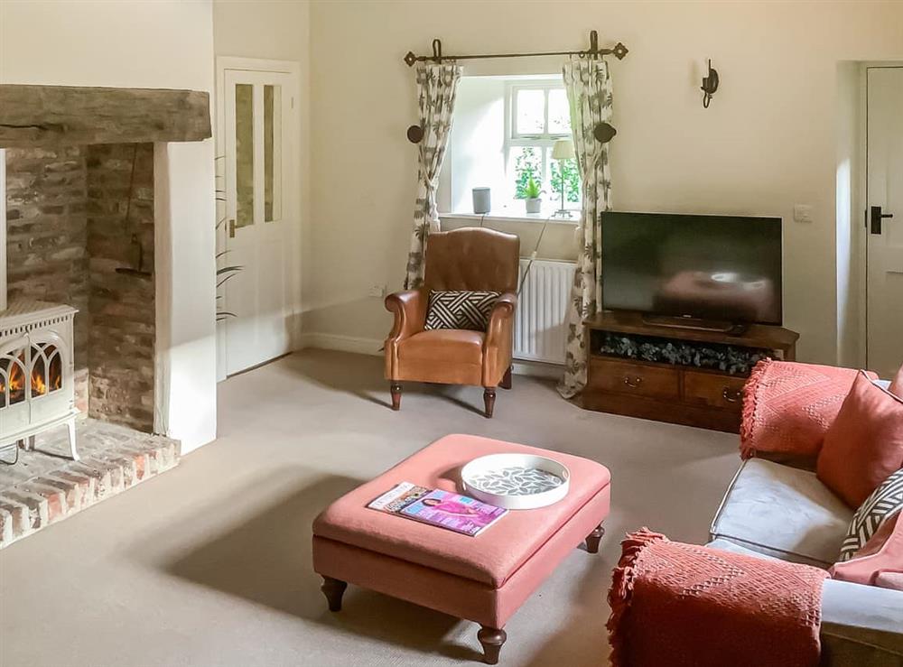Living room at Cloggy Nook in Chathill, Northumberland