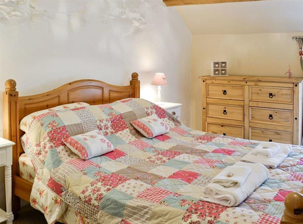 Family bedroom at Clogwyn Bach in Trefor, near Caernarfon, Gwynedd