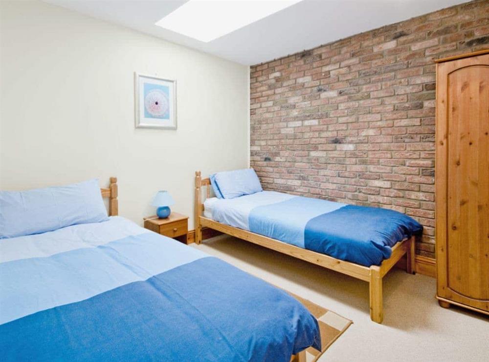 Twin bedroom at Close Cottage in Filey, North Yorkshire
