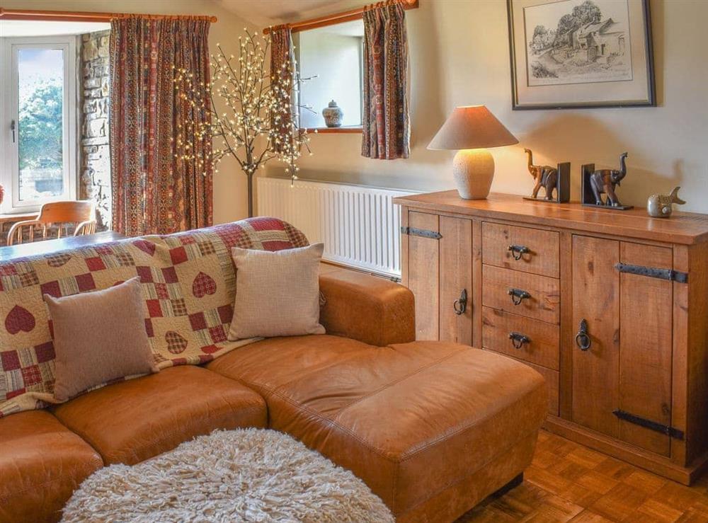 Living area at Close House Cottage in Hardraw, near Hawes, North Yorkshire