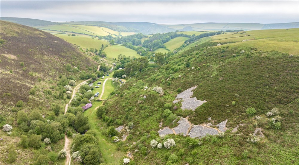 Cloud Farm Campsite and the surrounding area, Devon at Cloud Farmhouse in Lynton, Devon