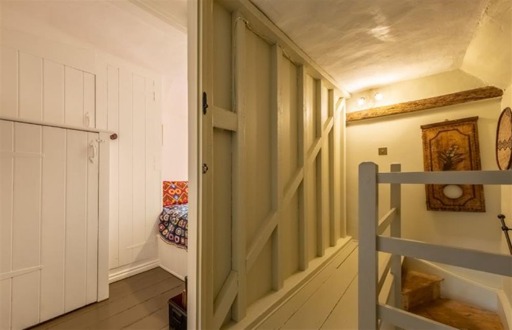 Hallway into bedroom two at Cloudberry Cottage, Coddenham