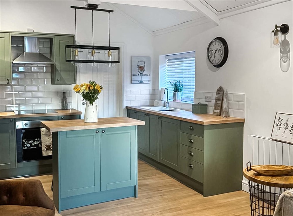 Kitchen at Clouds Hill Lodge in Newton Abbot, Devon