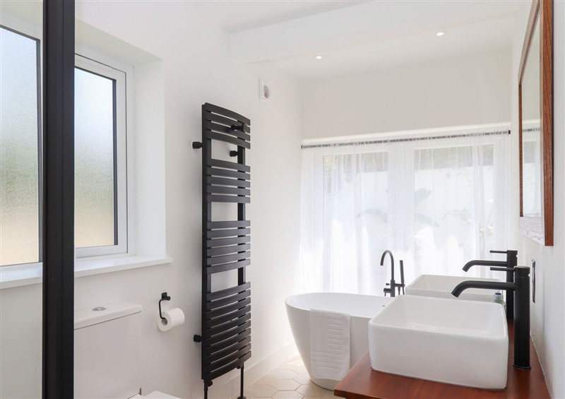 This is the bathroom at Clova, Brixham