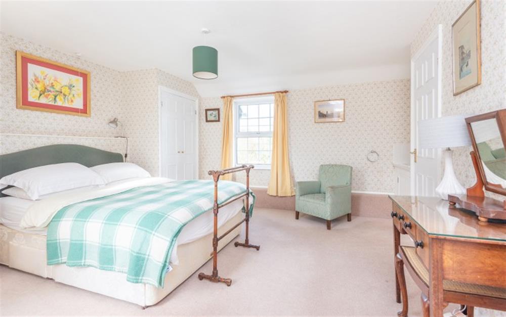 Double bedroom at Clovelly Cottage in Crantock