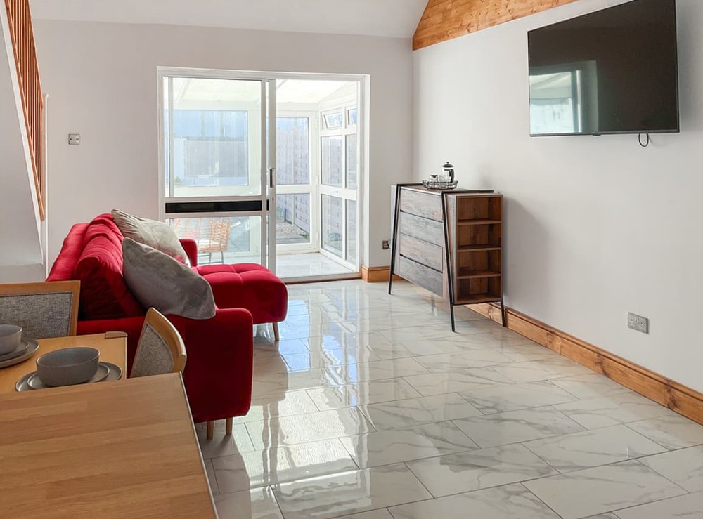 Open plan living space at Clovelly Place in Newton , Swansea, West Glamorgan