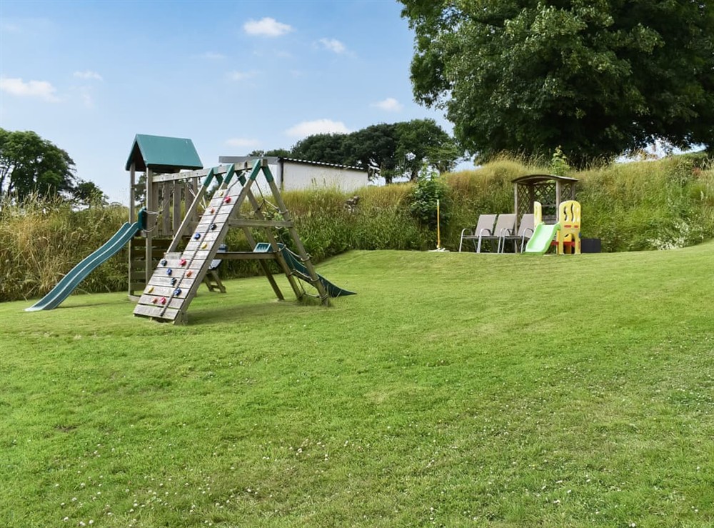 Children’s play area at Clover in St Breock, Cornwall