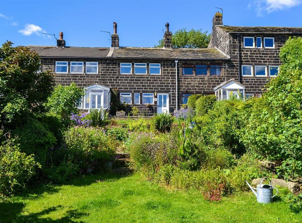 Garden at Club Houses in Old Town, near Hebden Bridge, West Yorkshire