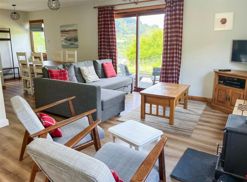Living area at Cluny in Aberfeldy, Perthshire