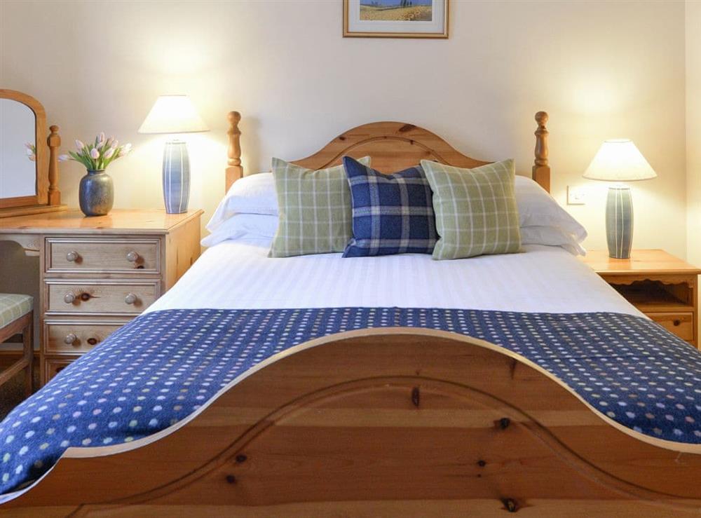 Relaxing double bedroom at Cluny in Aberfeldy, Perthshire