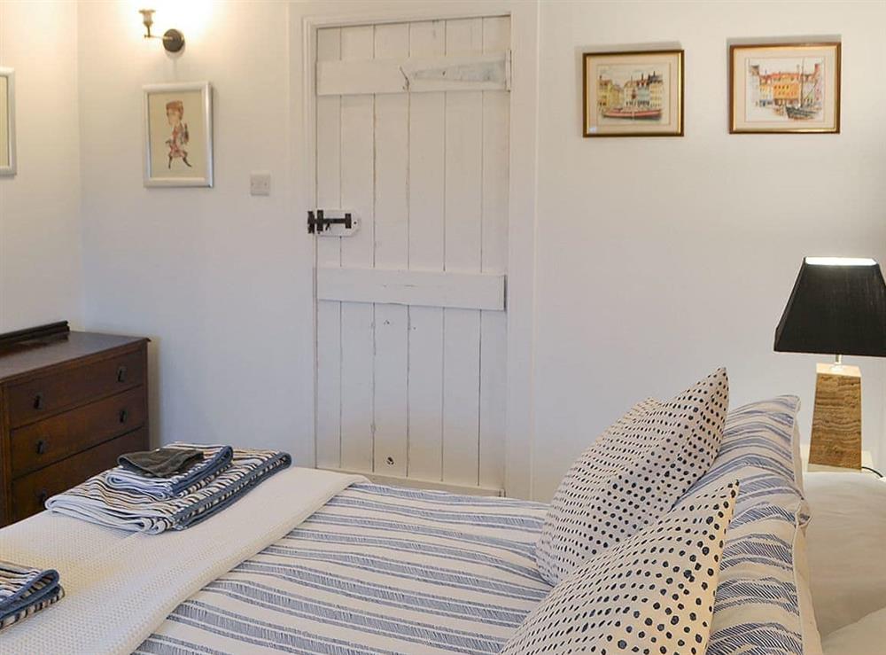 Cosy and comfortable double bedroom at Clutter Cottage in Druridge by-the-Sea, Northumberland., Great Britain