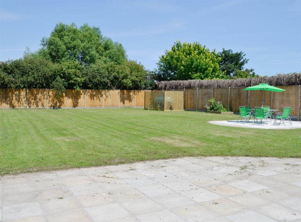 Garden at Clydesdale in North Somercotes, near Louth, Lincolnshire