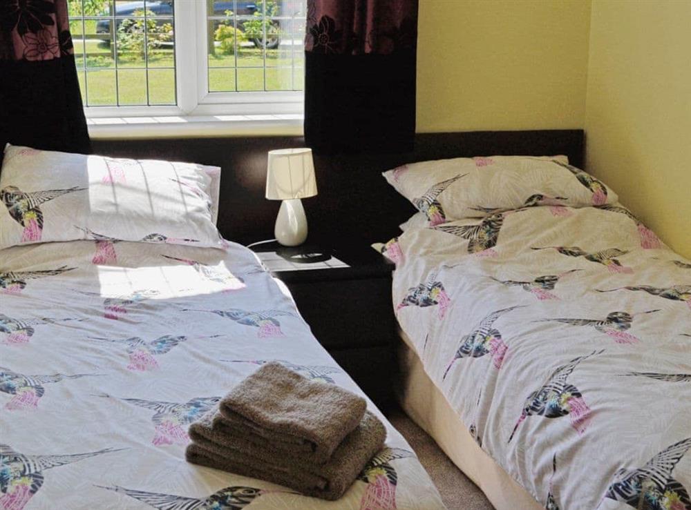 Twin bedroom at Clydesdale in North Somercotes, near Louth, Lincolnshire