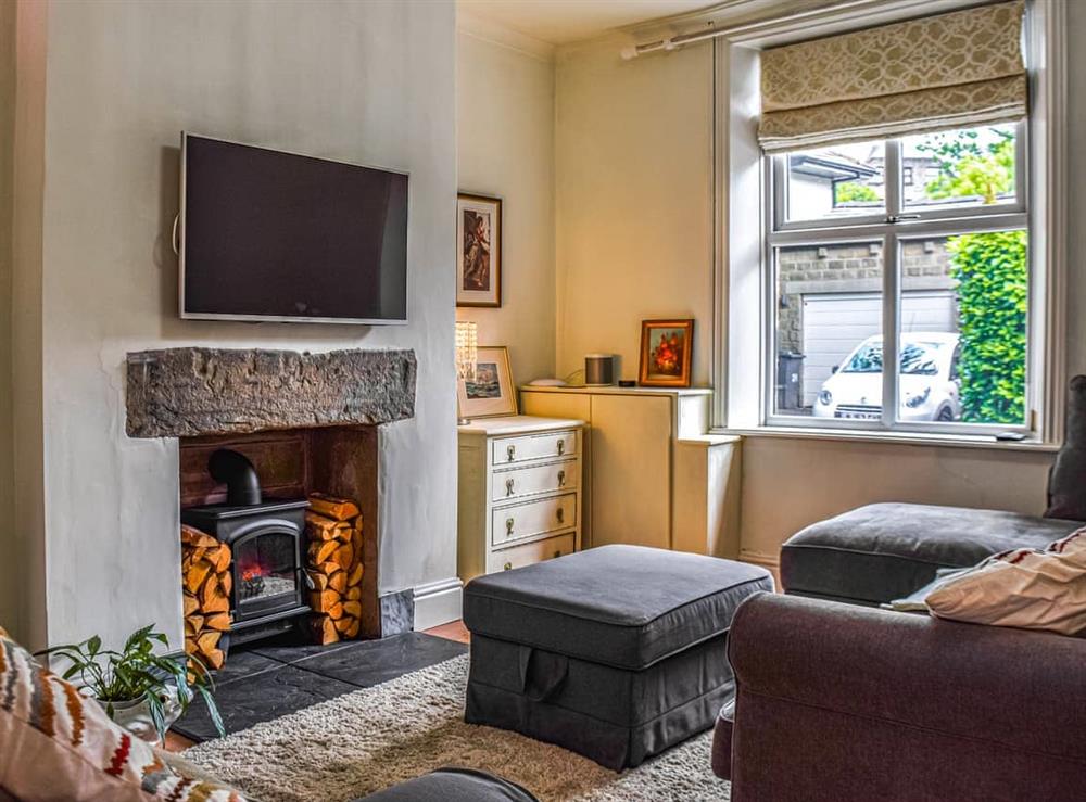 Living room at Co-Operative Cottage in Uppermill, Lancashire