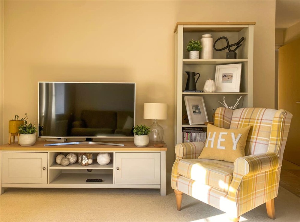Living area at Coach House Apartment in Bournemouth, Dorset