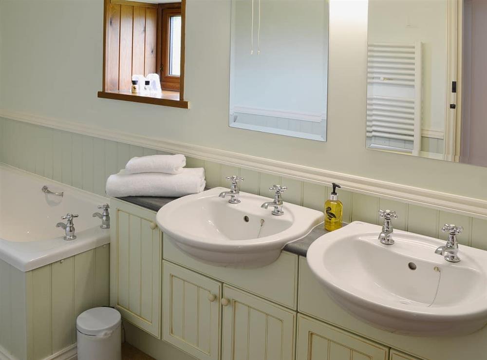 Bathroom at Coach House in Budock Water, near Falmouth, Cornwall