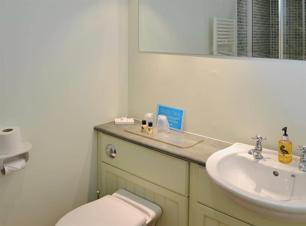 En-suite at Coach House in Budock Water, near Falmouth, Cornwall