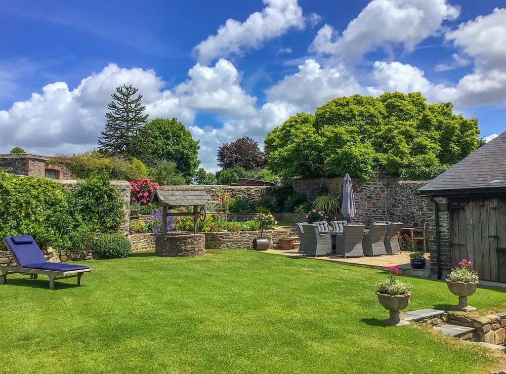 Garden at Coach House in Chulmleigh, near South Molton, Devon