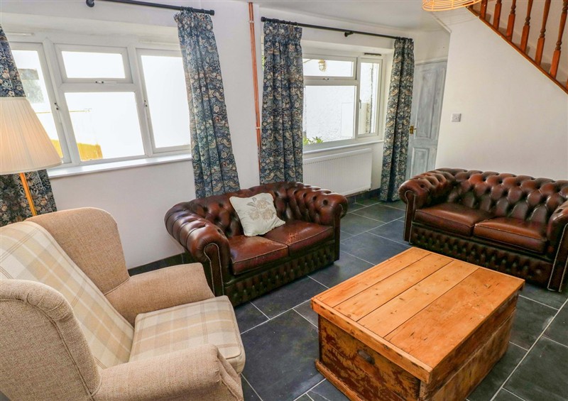 The living area at Coach House Cottage, Broad Haven