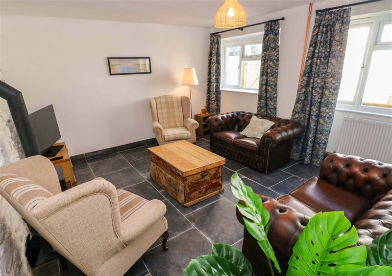 The living room at Coach House Cottage, Broad Haven