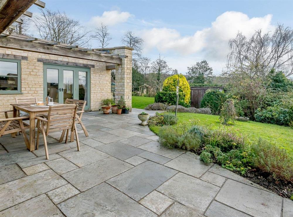 Patio at Coach House Cottage in Wotton-under-Edge , Gloucestershire