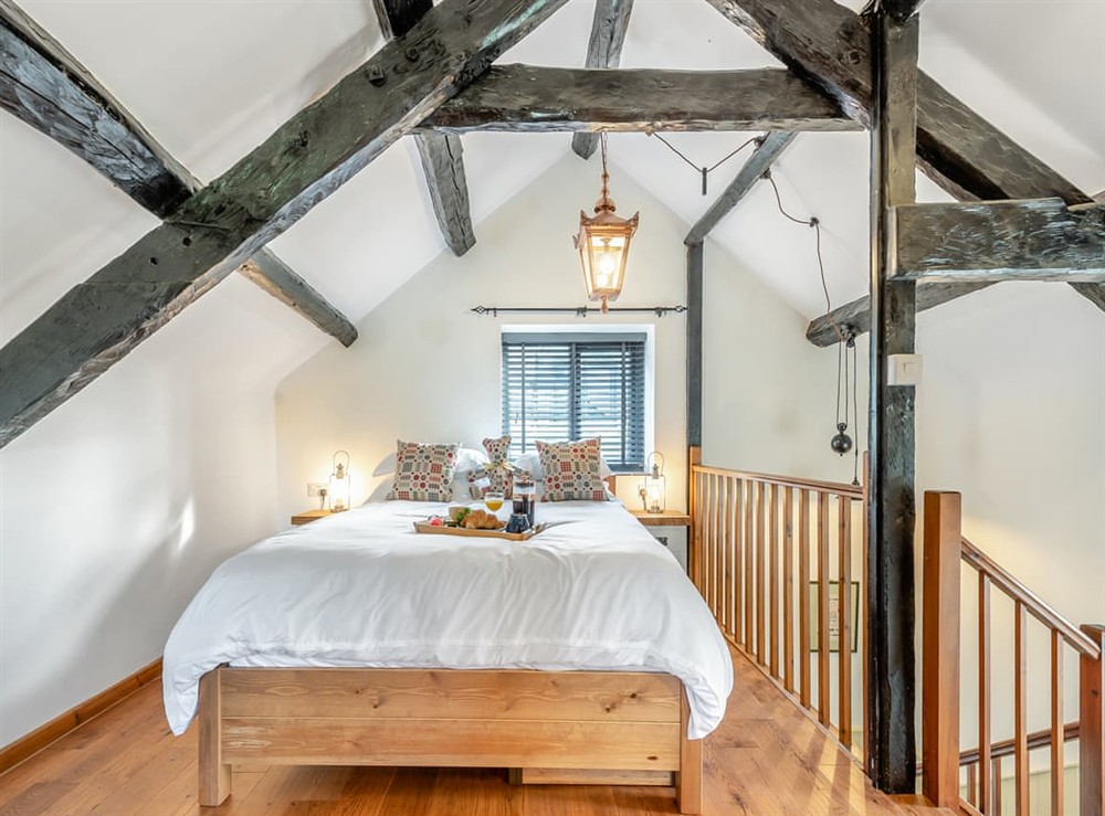 Double bedroom at Coach House in Cribyn, Lampeter, Dyfed