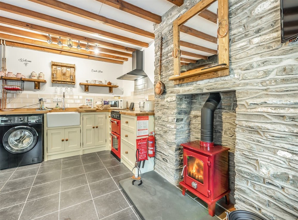 Kitchen at Coach House in Cribyn, Lampeter, Dyfed