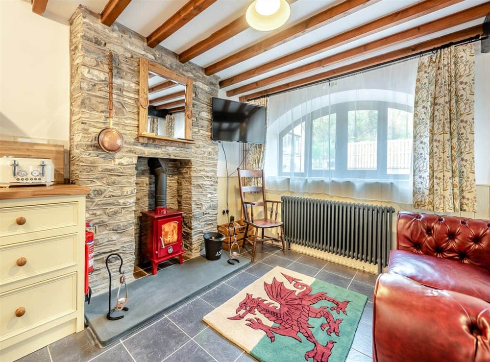 Living area at Coach House in Cribyn, Lampeter, Dyfed
