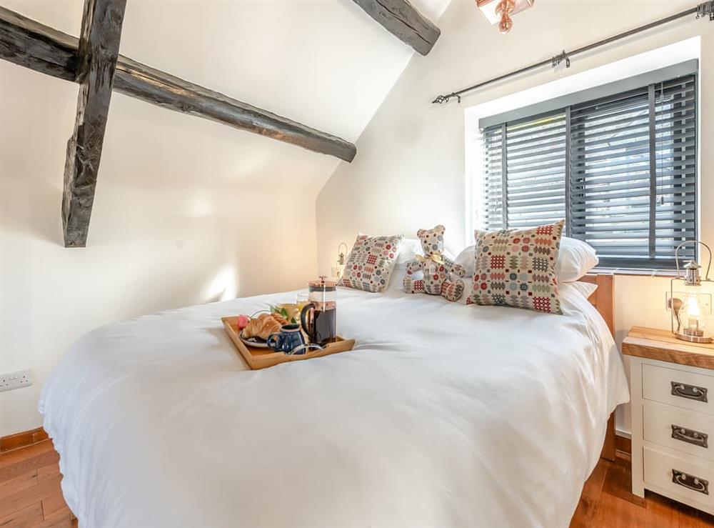 Double bedroom at Coach House in Cribyn, near Lampeter, Dyfed
