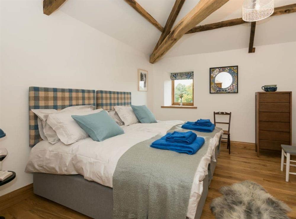 Twin bedroom at Coach House in Greystoke, Cumbria