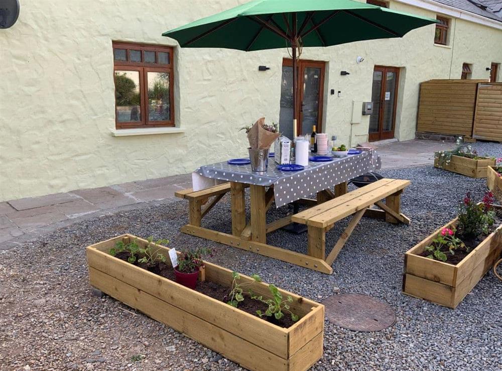 Outdoor area at Coach House in Honeyborough, Dyfed