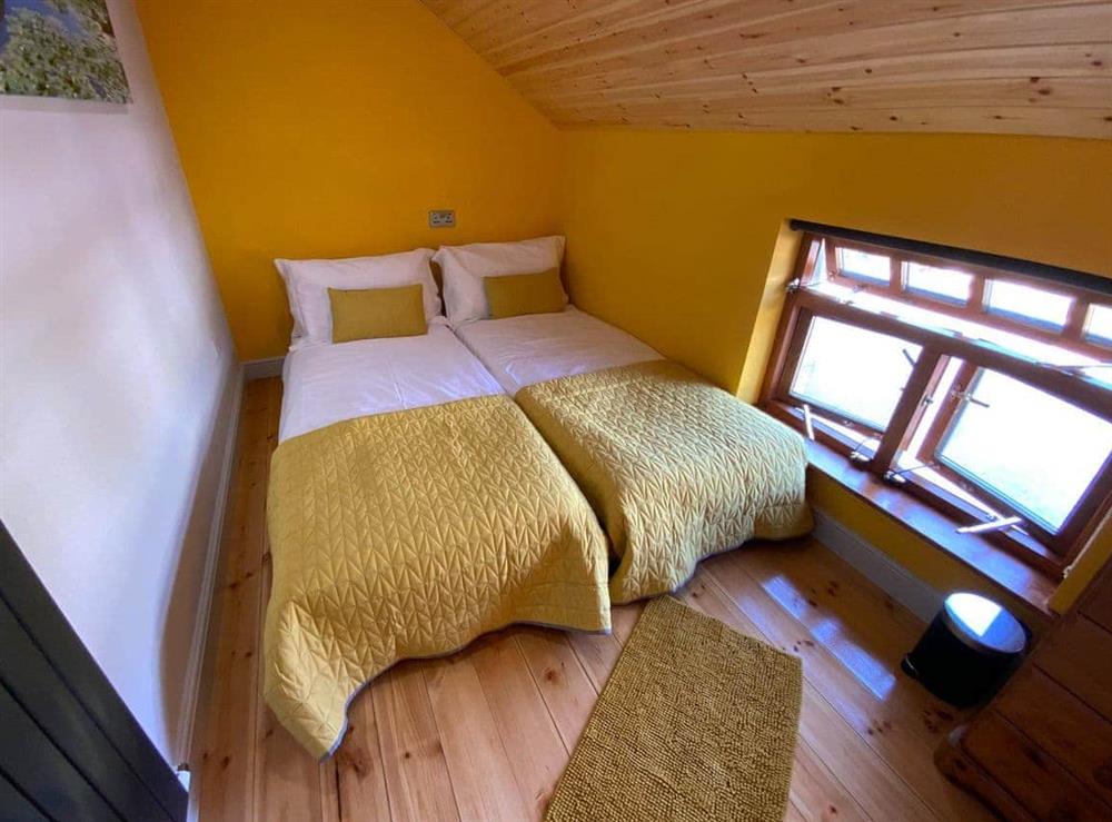 Twin bedroom at Coach House in Honeyborough, Dyfed