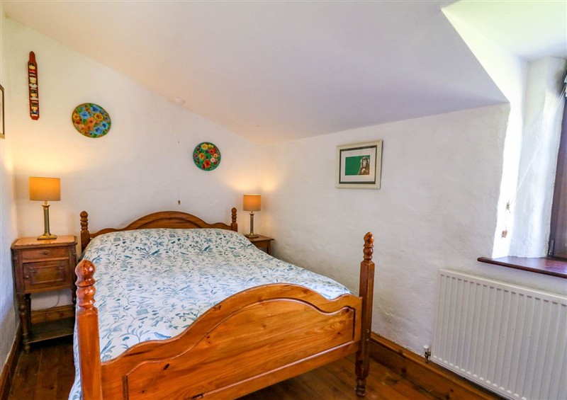 One of the 3 bedrooms at Coach House, Llangrannog