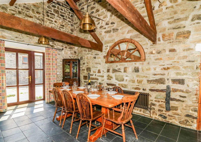 This is the setting of Coach House at Coach House, Llangrannog