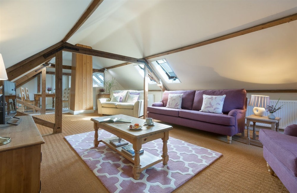 Interior sitting room of Coach House Loft, Wisbech, Cambridgeshire at Coach House Loft in Wisbech, Cambridgeshire