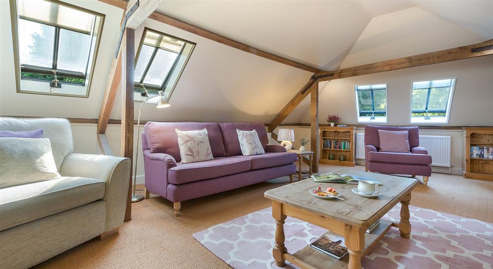 The sitting room at Coach House Loft in Wisbech, Cambridgeshire