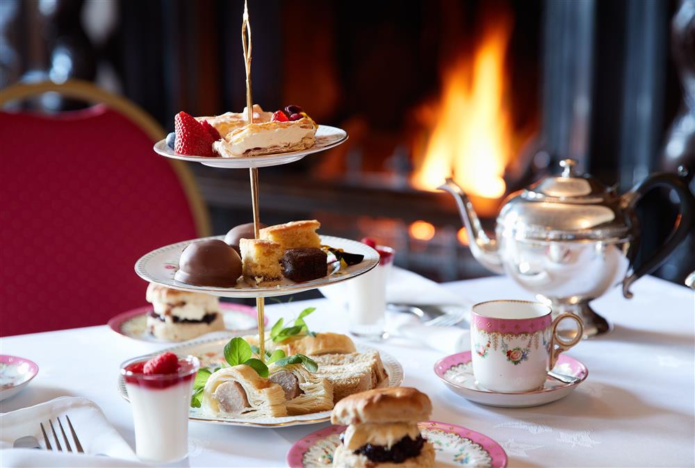 Afternoon Tea is a speciality at Netherby Hall at Coach House, Netherby Hall, Longtown