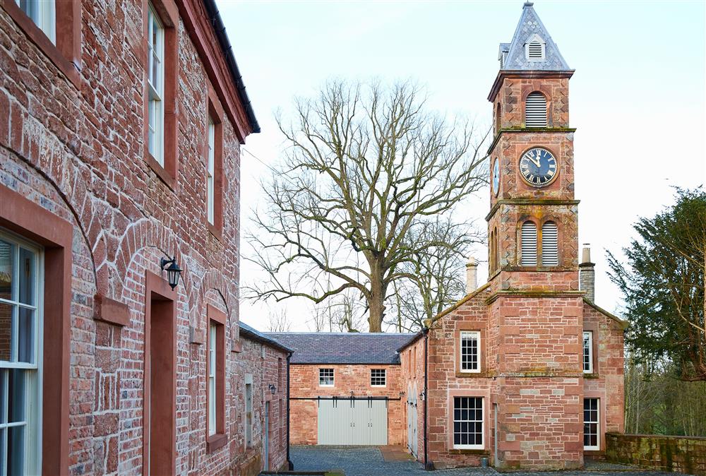 The Clock Tower at Netherby Hall at Coach House, Netherby Hall, Longtown