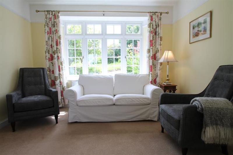 Living room at Coach House, Old Cleeve