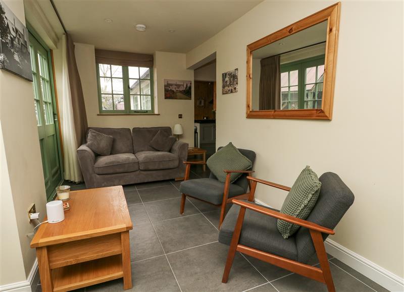 The living area at Coach House, Plas Heaton near Trefnant